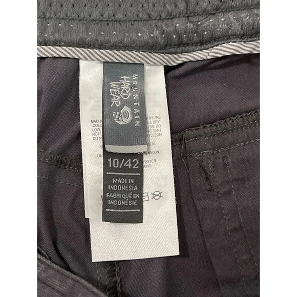 Mountain Hardwear AP Scrambler Shorts Women's Size 10 Gray Performance Stretch - Picture 6 of 8